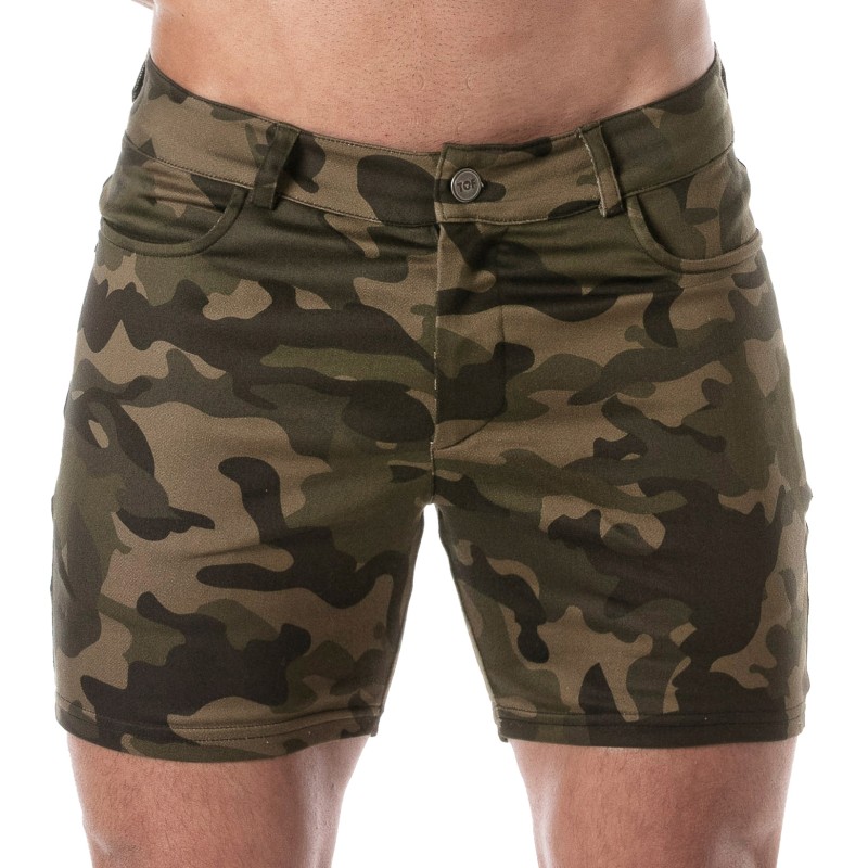 Short of the brand TOF PARIS - Army Mid-thigh Shorts Tof Paris - Ref : TOF290K