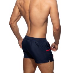 Shorts de baño de la marca ADDICTED - Rainbow Tape - pantalones cortos de baño azul marino - Ref : ADS321 C09