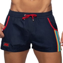 Pantaloncini da bagno del marchio ADDICTED - Pantaloncini da bagno Rainbow Tape - navy - Ref : ADS321 C09