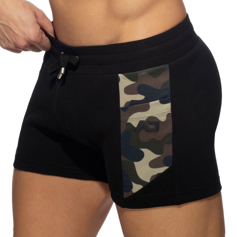 Short of the brand ADDICTED - AD Cotton - black shorts - Ref : AD1068 C10