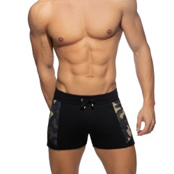 Short of the brand ADDICTED - AD Cotton - black shorts - Ref : AD1068 C10