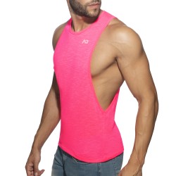 Tank top der Marke ADDICTED - Dünne Flamme Low Rider - neon pink - Ref : AD1108 C34