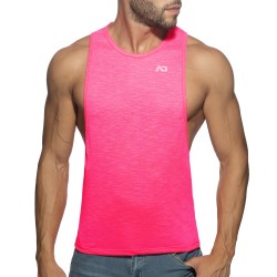 Canotta del marchio ADDICTED - Sottile fiamma bassa rider - neon rosa - Ref : AD1108 C34