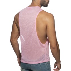 Canotta del marchio ADDICTED - Sottile fiamma bassa rider - rosa - Ref : AD1108 C05