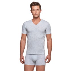 Maniche del marchio IMPETUS - T-shirt cotone organico - grigio - Ref : GO31024 073