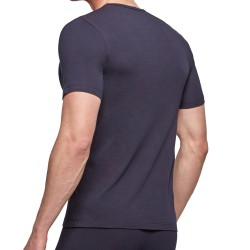 Maniche del marchio IMPETUS - T-shirt cotone organico - blu navy - Ref : GO31024 039