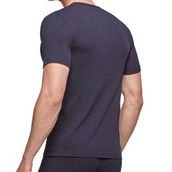 Kurze Ärmel der Marke IMPETUS - COTTON ORGANIC T-Shirt - Navy Blue - Ref : GO31024 039