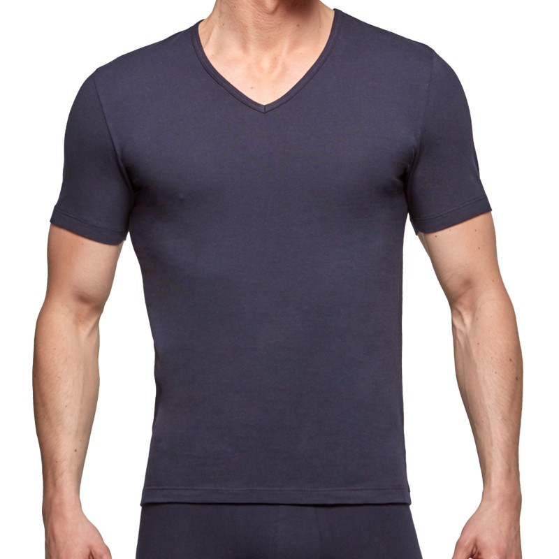 Short Sleeves of the brand IMPETUS - COTTON ORGANIC T-shirt - Navy Blue - Ref : GO31024 039