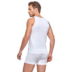 Canotta del marchio IMPETUS - Singlet cotone organico bianco - Ref : GO30024 26C