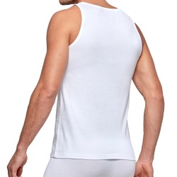 Canotta del marchio IMPETUS - Singlet cotone organico bianco - Ref : GO30024 26C