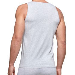 Canotta del marchio IMPETUS - Singlet cotone organico grigio marinato - Ref : GO30024 073