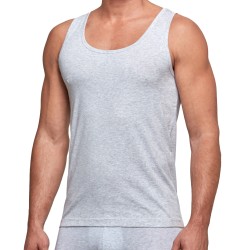 Canotta del marchio IMPETUS - Singlet cotone organico grigio marinato - Ref : GO30024 073