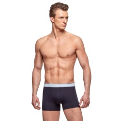 Pantaloncini boxer, Shorty del marchio IMPETUS - Boxer cotone organico blu navy - Ref : GO20024 039