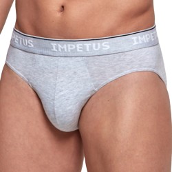 Brief of the brand IMPETUS - Brief COTTON ORGANIC grey - Ref : GO10024 073