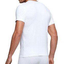 Manches courtes de la marque IMPETUS - T-shirt Col V Innovation blanc, régulateur de température - Ref : 1351898 001
