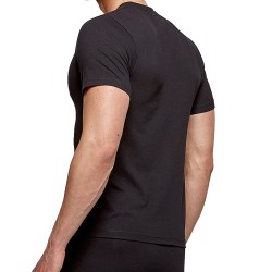 Kurze Ärmel der Marke IMPETUS - Schwarze Innovation V-Neck T-Shirt, Temperaturregler - Ref : 1351898 020