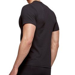 Mangas cortas de la marca IMPETUS - Camiseta de innovación negra en V-neck, regulador de temperatura - Ref : 1351898 020