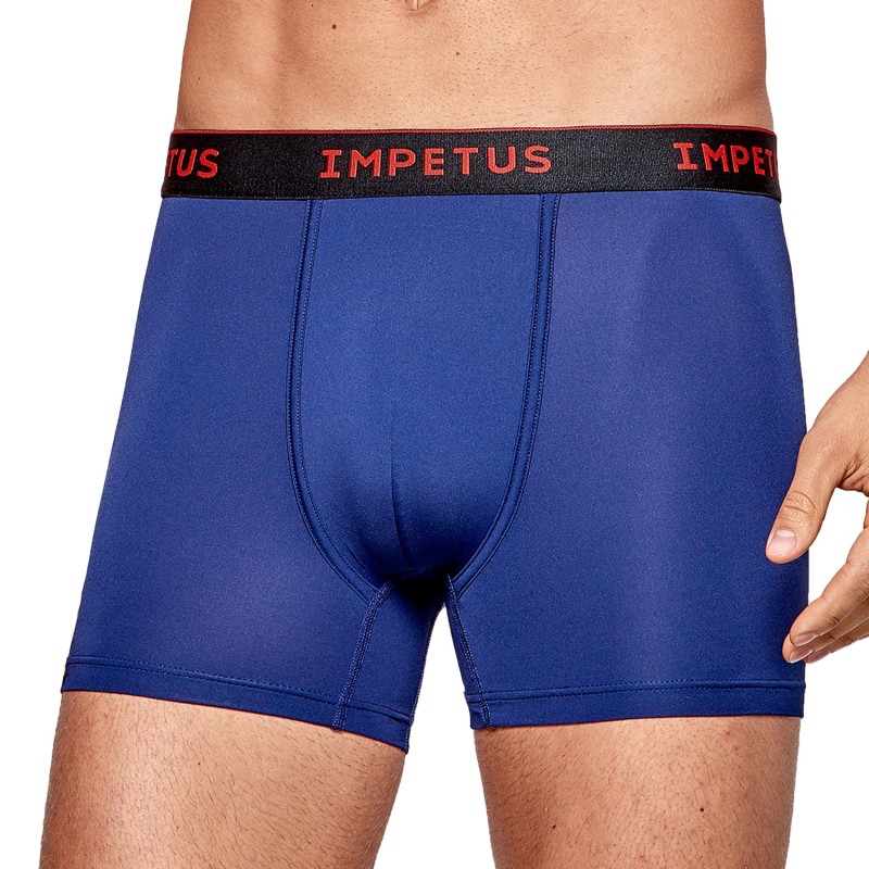 Boxer shorts, Shorty of the brand IMPETUS - Boxer Voyager blue red belt - Ref : 1200G45 E3V