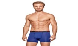 Boxer shorts, Shorty of the brand IMPETUS - Boxer Voyager blue red belt - Ref : 1200G45 E3V