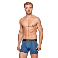 Boxershorts, Shorty der Marke IMPETUS - Boxer Voyager blau gelb Gürtel - Ref : 1200G45 E3U