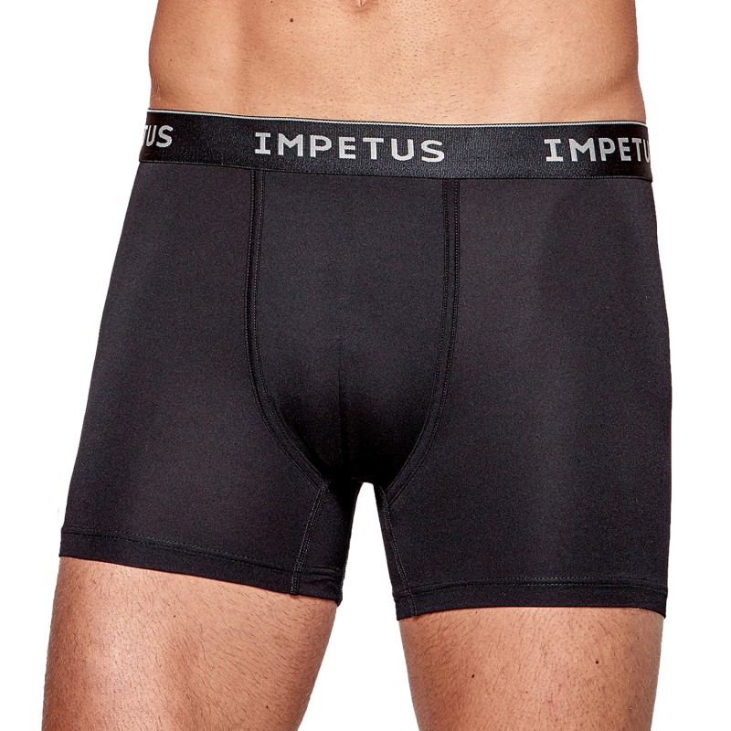 Boxer shorts, Shorty of the brand IMPETUS - Boxer Voyager Noir - Ref : 1200G45 020