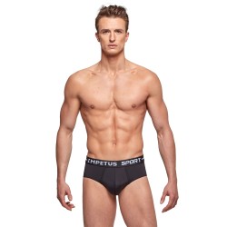 Slip de la marca IMPETUS - Ergonómico Sport calzoncillos negro - Ref : 0036B87 020