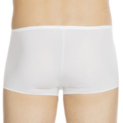 Boxer, shorty de la marque HOM - Boxer court Plumes - blanc - Ref : 404755 0003