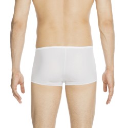 Boxer, shorty de la marque HOM - Boxer court Plumes - blanc - Ref : 404755 0003