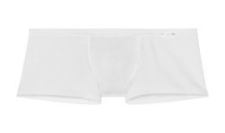 Boxershorts, Shorty der Marke HOM - Boxerkomfort Tencel Soft - Weiß - Ref : 402678 0003