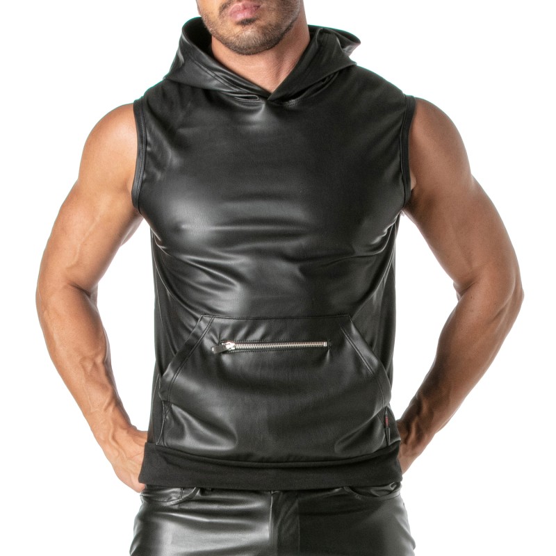 Top of the brand TOF PARIS - Kinky Tof Paris Sleeveless Zip Hoodie - Ref : TOF341N