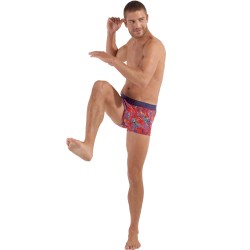 Boxershorts, Shorty der Marke HOM - Boxer HOM HO1 Funky Styles Limitierte Auflage - rot - Ref : 402685 P0PA