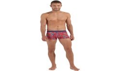 Pantaloncini boxer, Shorty del marchio HOM - Boxer HOM HO1 Funky Styles Edizione numerata - rosso - Ref : 402685 P0PA