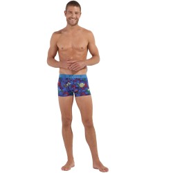 Pantaloncini boxer, Shorty del marchio HOM - Boxer HOM HO1 Funky Styles Edizione numerata - blu - Ref : 402685 P0RA