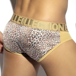 Slip de la marca ES COLLECTION - Calzoncillos Leopard Wild - Ref : UN465 C20