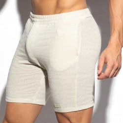 Bermuda der Marke ES COLLECTION - Bermudashorts Eco breeze - Elfenbein - Ref : SP304 C02