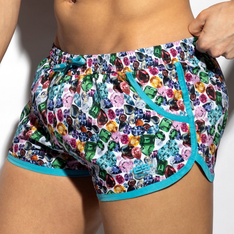 Short de bain de la marque ES COLLECTION - Short de bain Rocky Diamonds - Ref : 2302 C08