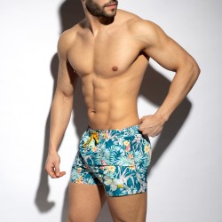 Short de bain de la marque ES COLLECTION - Short de bain Hawaiian - bleu - Ref : 2310 C26