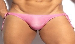 Bath Brief of the brand ES COLLECTION - Lurex - swim bikini, pink - Ref : 2315 C05