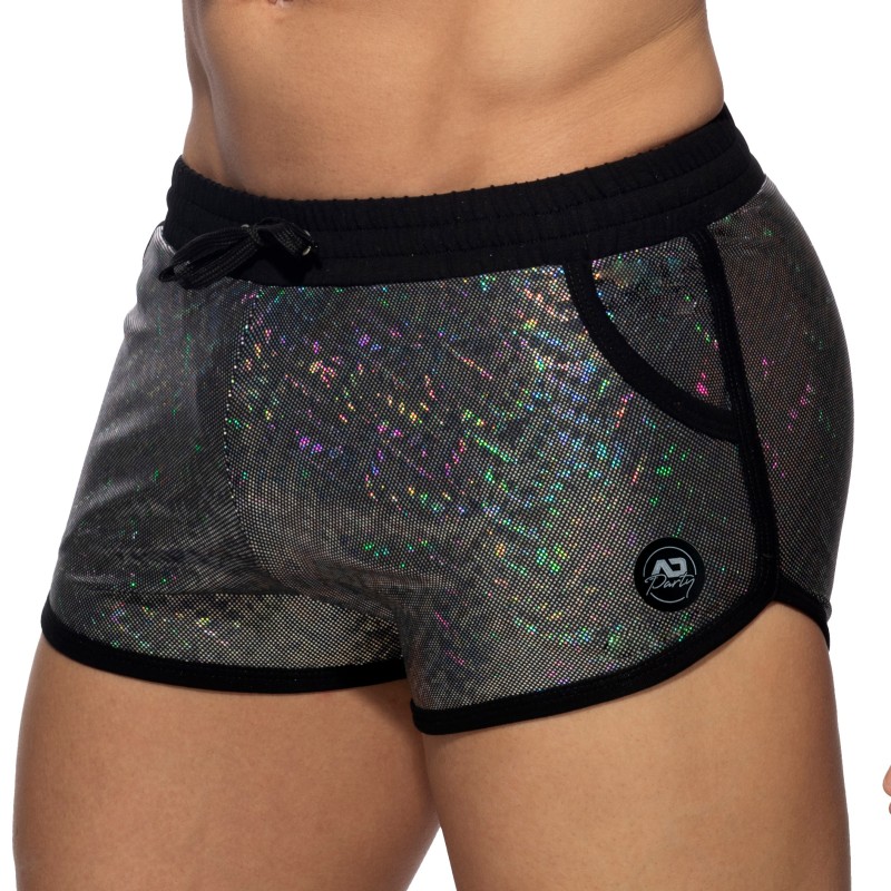 Sportswear del marchio AD FÉTISH - Glitter - Pantaloncini neri - Ref : ADF186 C10