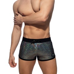 Sportwear de la marque AD FÉTISH - Short Glitter - noir - Ref : ADF186 C10