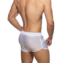 Sportwear de la marque AD FÉTISH - Short Glitter - blanc - Ref : ADF186 C01