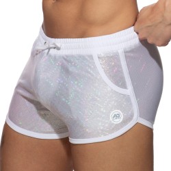 Sportswear del marchio AD FÉTISH - Glitter - Pantaloncini bianchi - Ref : ADF186 C01