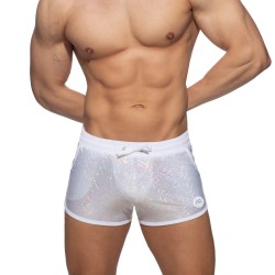 Sportwear de la marque AD FÉTISH - Short Glitter - blanc - Ref : ADF186 C01