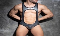 Body of the brand AD FÉTISH - Glitter bodysuit bottomless - black - Ref : ADF189 C10