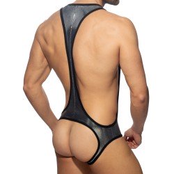 Body of the brand AD FÉTISH - Glitter bodysuit bottomless - black - Ref : ADF189 C10