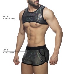 Harness of the brand AD FÉTISH - Glitter - Black Harness - Ref : ADF187 C10