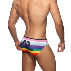 Slip de bain de la marque ADDICTED - Slip de bain Rainbow Inclusive - Ref : ADS323 C01