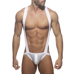 Body de la marque AD FÉTISH - Body Harnais Glitter Fantasy - blanc - Ref : ADF188 C01