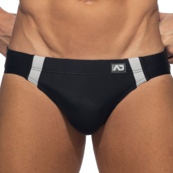 Badeschein der Marke ADDICTED - Badehose Goldene Schlange - schwarz - Ref : ADS319 C10