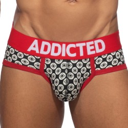 Brief of the brand ADDICTED - Geometric brief - black - Ref : AD1205 C10